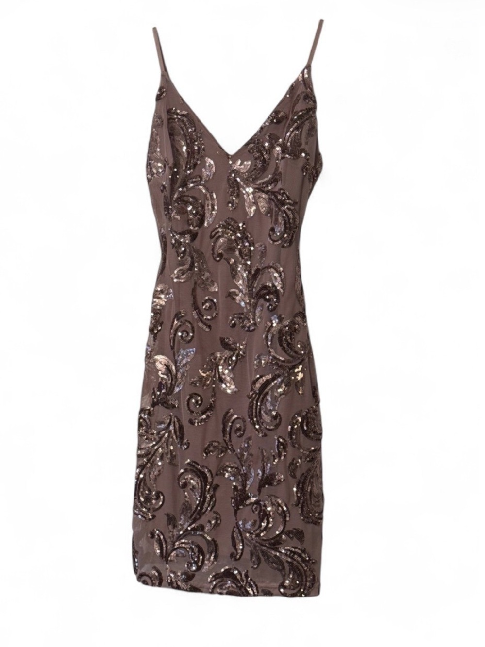 Windsor dusty rose Sequin bodycon Mini homecoming/party Dress S